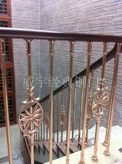 铜艺术楼梯单柱01