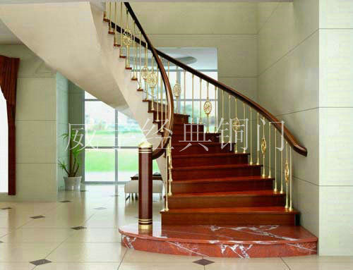 铜艺术楼梯单柱09