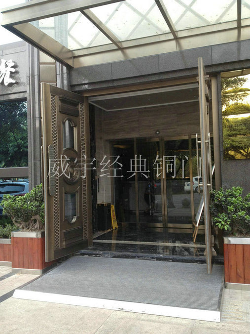 乐山酒店装饰铜门